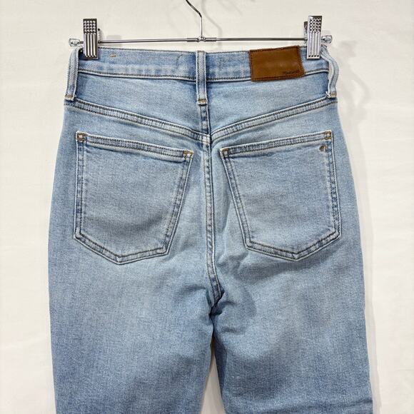 Madewell Size 23 Petite The Perfect Vintage Jeans High Rise Coffey Distressed - Picture 15 of 16